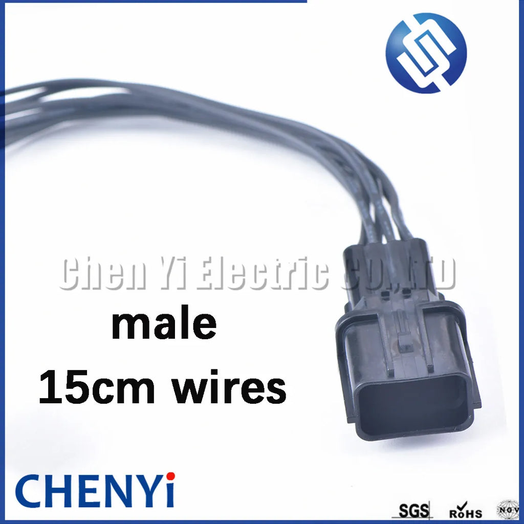 8 Pin HP285-08021 Auto Waterproof 8 Pin female to 8 Pin Male Pigtail Connector Socket HP281-08020 HP291-08100 for Hyundai