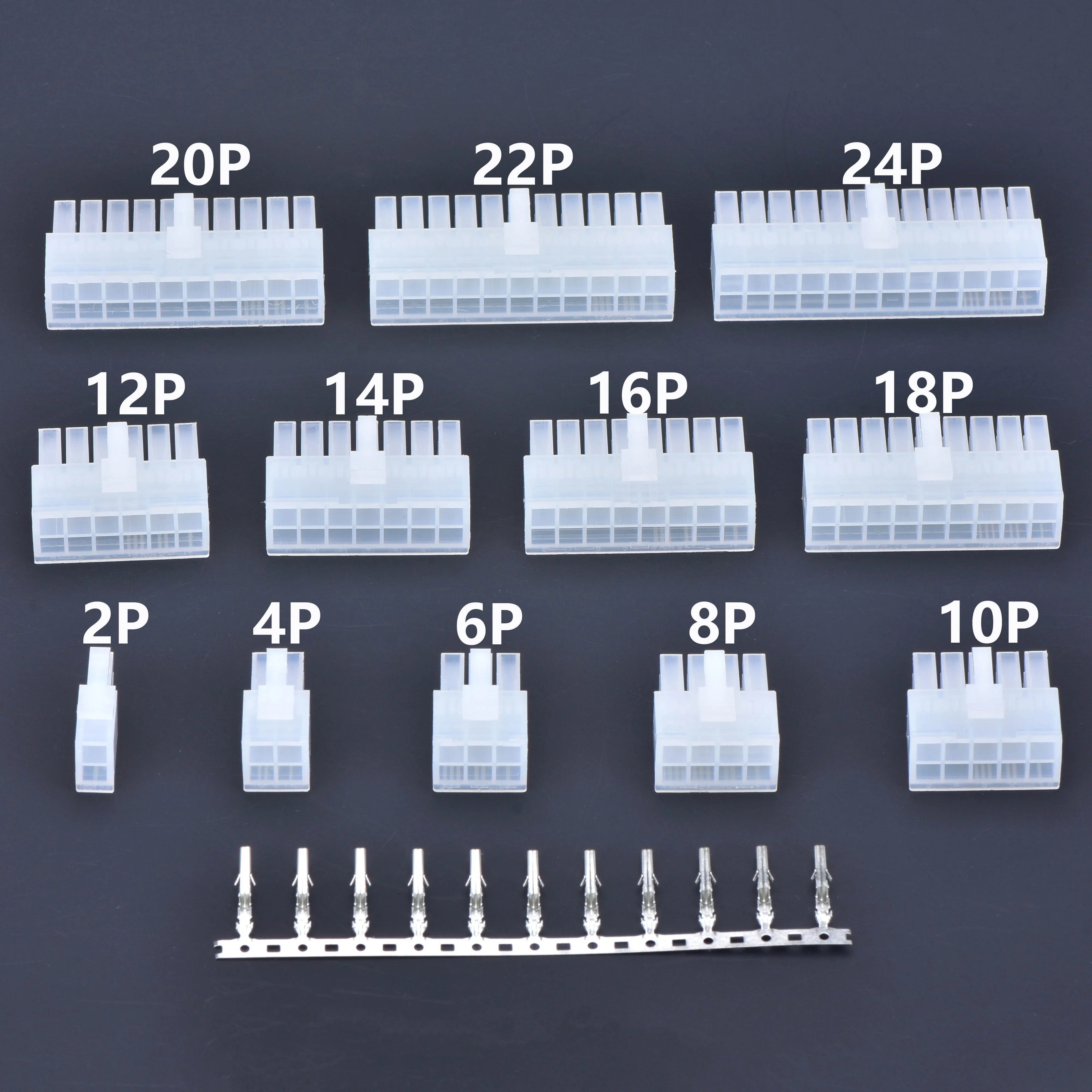Automotive electronic wire connector plug 5557 kits 2P 4P 6P 8P 10P 12P 14P 16P 18P 20P 22P 24P 4.2mm female Electrical Socket