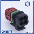 4 Pin Fuel Injector Plug Oxygen Sensor Map Sensor Connector 22248490 7422248490 For Volvo Truck  Excavator Engine 1337352-1
