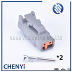 2 Pin connector Auto Waterproof Connector Electrical Inlet Air Temperature Sensor Plug DTM06-2S DTM04-2P For Deutsch DTM