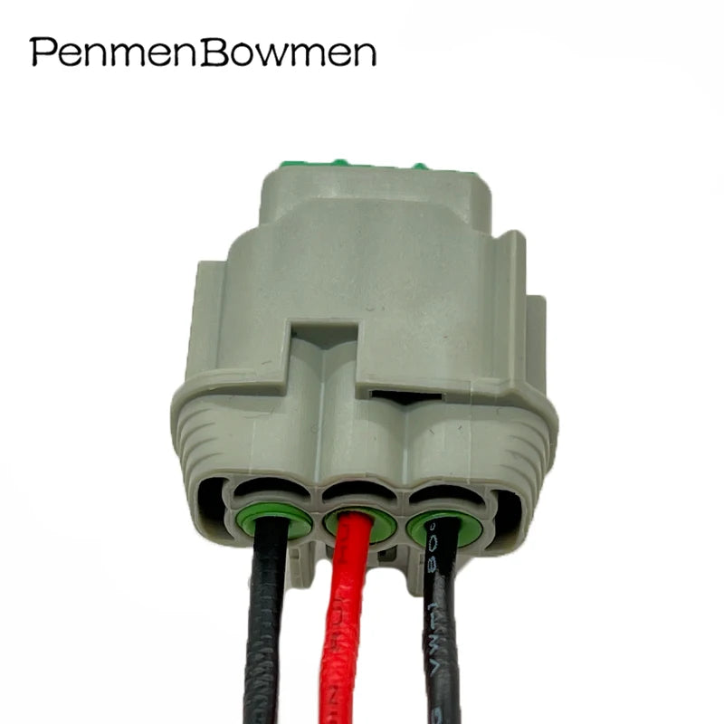 1 Set 3 Pin Car Headlamp Light Taillight Electrical Cable Connectors Wire Harness Plug PB295-03120 For Nissan 6185-0869