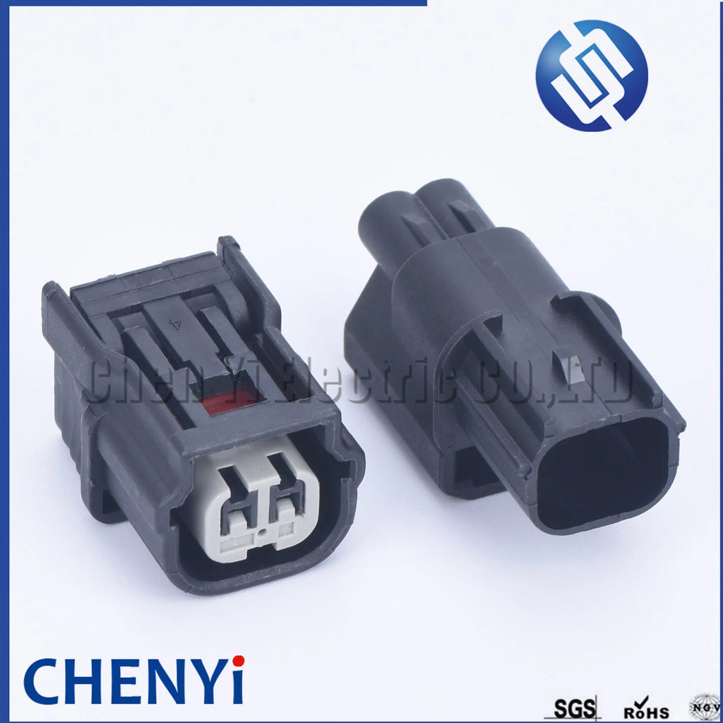 2 sets 2 Pin way HV 040 Male or Female Auto Connector ABS Sensor Plug Press Switch Ignition Coil For Honda 6189-7036 6189-6905