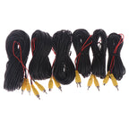 RCA Male Female Car Reverse Rear View Parking Camera Video Extension Cable Cord with Trigger Wire 5 10 15 20 Meters