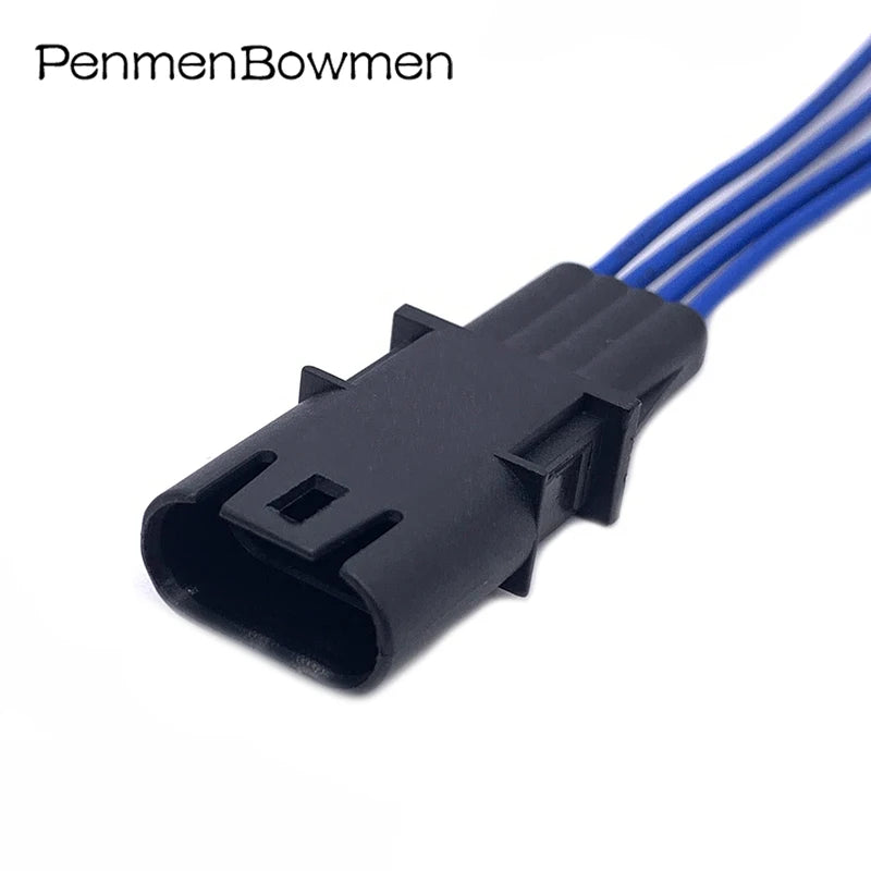 1 Set 4 Pin Car Rearview Mirror Heating Door Handle Electronic Connector Female Wiring Harness Plug Modified For BMW GT528i GT53