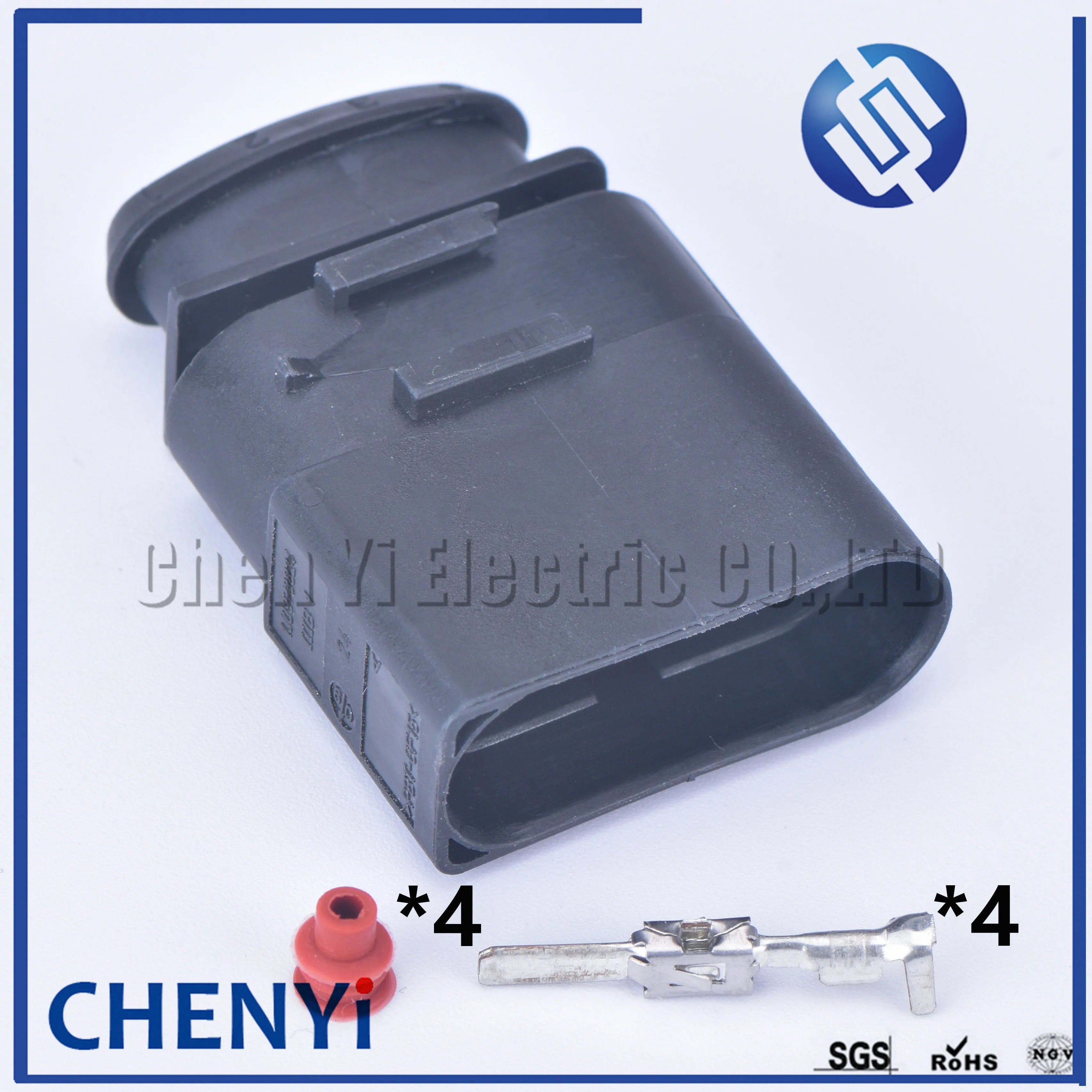 4 Pin 3.5 Automotive Waterproof connector 4B0973724 coil Extension adapter ignition coil plug 1J0973824 1J0973724 1J0 973 824
