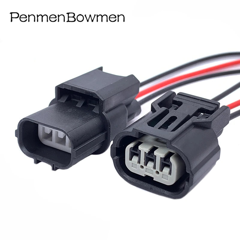 1 Set 3 Pin Auto Adapter Ignition Coil Plug Waterproof Electrical Cable Connectors Wire Harness For Honda 6189-0887 6188-4739