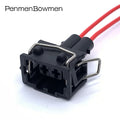 1 Set 2 Pin Auto 3.5mm Turning Lamp Holder Plug Wire Harness Car Male Waterproof Electronic Connector With Cable For 357972752