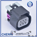 6 Pin Automotive Waterproof Connector Throttle Motor Drive wire harness Plug Socket 15355297 15418498 For BUICK Chevrolet