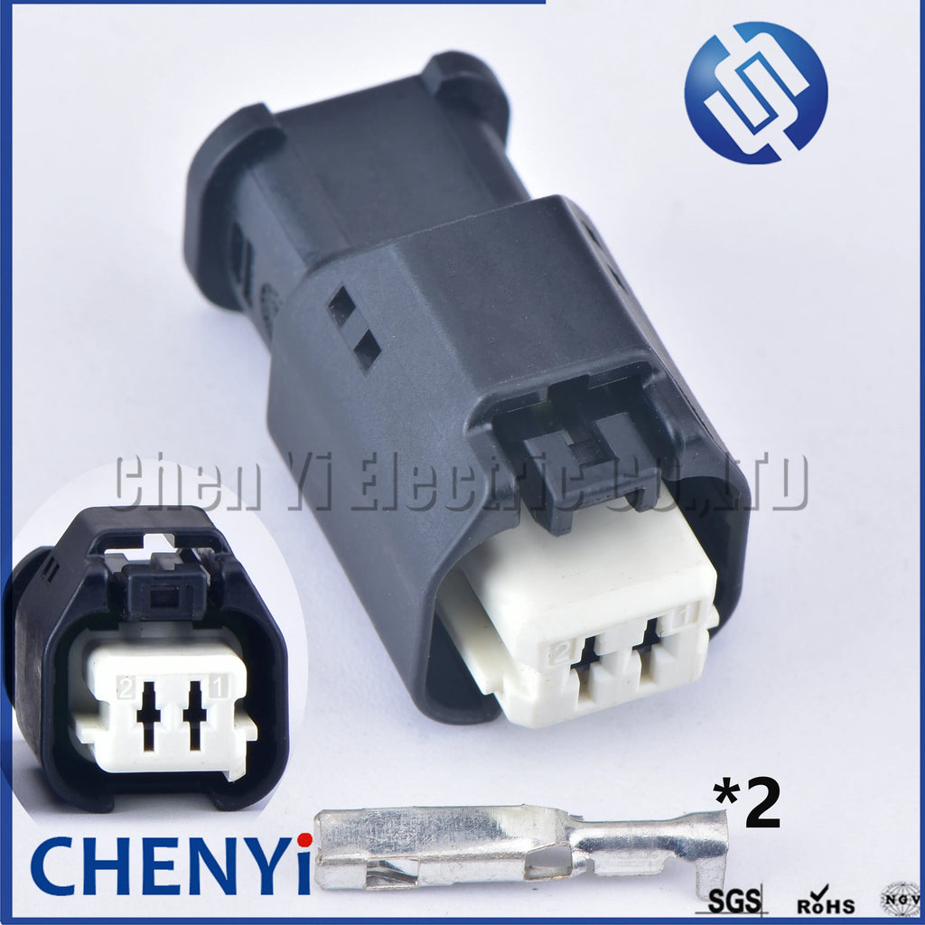 2 Pin Auto Waterproof Connector Sensor Headlight steering lights plug 1801175 series For Peugeot Citroen 1801175-1 1801175-2