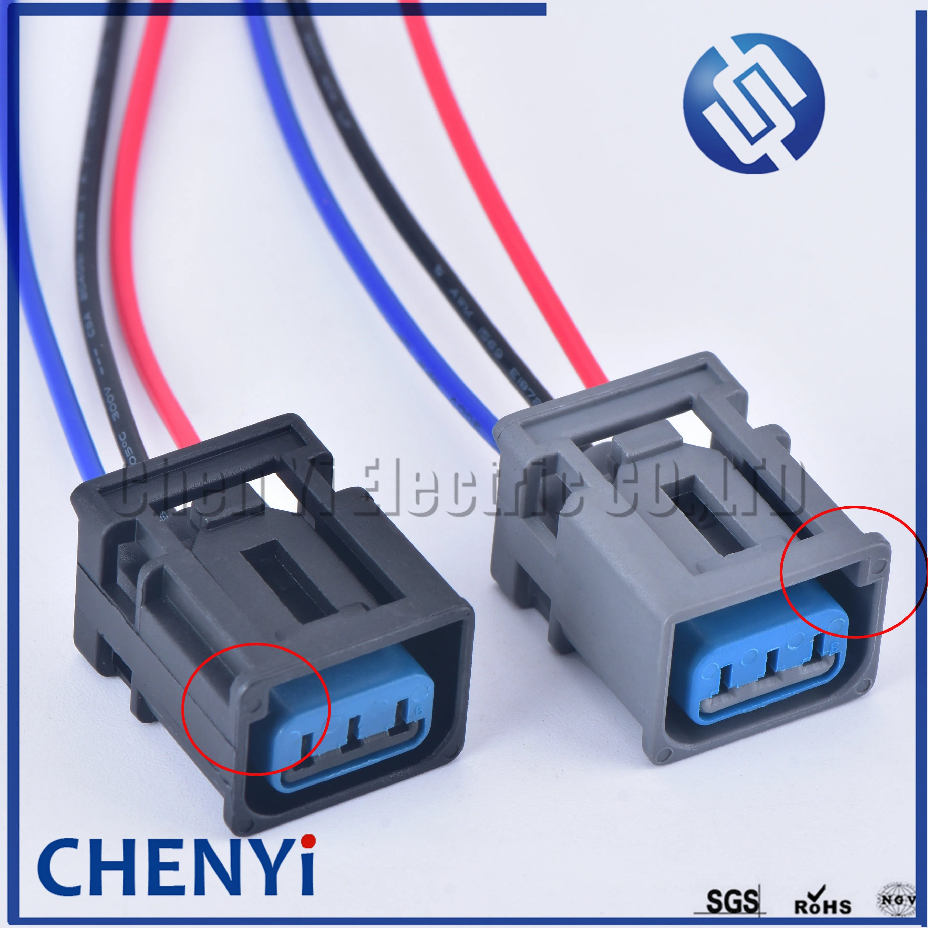 3 Pin Ignition Coil High Voltage Connector Plug For Ford Focus COIL Honda 1W7T-14A464-MA 1W7T-14A464-LA with wire