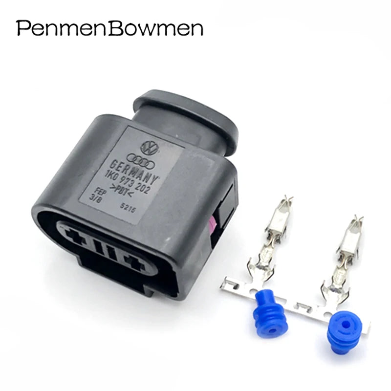 1 Set 2 Pin Auto Coolant Temperature Pigtail Electrical Cable Connectors Wire Harness Plug For Golf Jetta A4 Passat 1K0973202