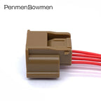 1 Set 4 Pin Car Collision Solenoid Valve Air Flow Meter Pressure Electrical Connectors Wire Harness Plug for Nissan 7283-8857-80