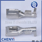 50 Pcs female or male 4.8mm series Brass tin plating crimping plug connector terminal Pins 8100-0466 8100-0447 8100-0448