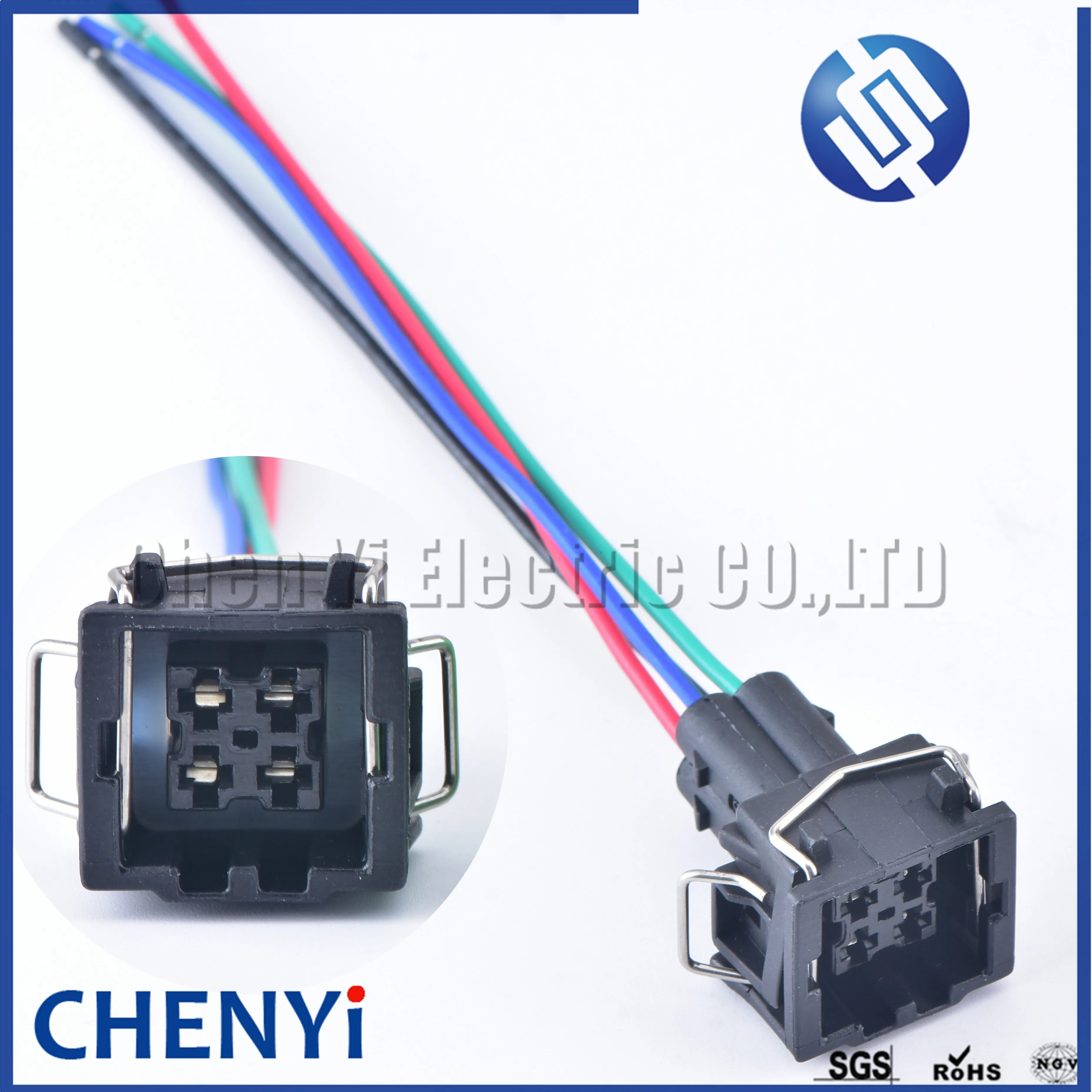 4 Pin Car Waterproof Connector Air Conditioning Pressure Sensor connector Temperature Sensor plug Pigtail 357919754 8D0959482B