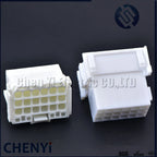 White 18 Pin male or female Connector Automotive Plug Unsealed Electric Harness Socket 7-968974-1 2-967629-1 With Pins