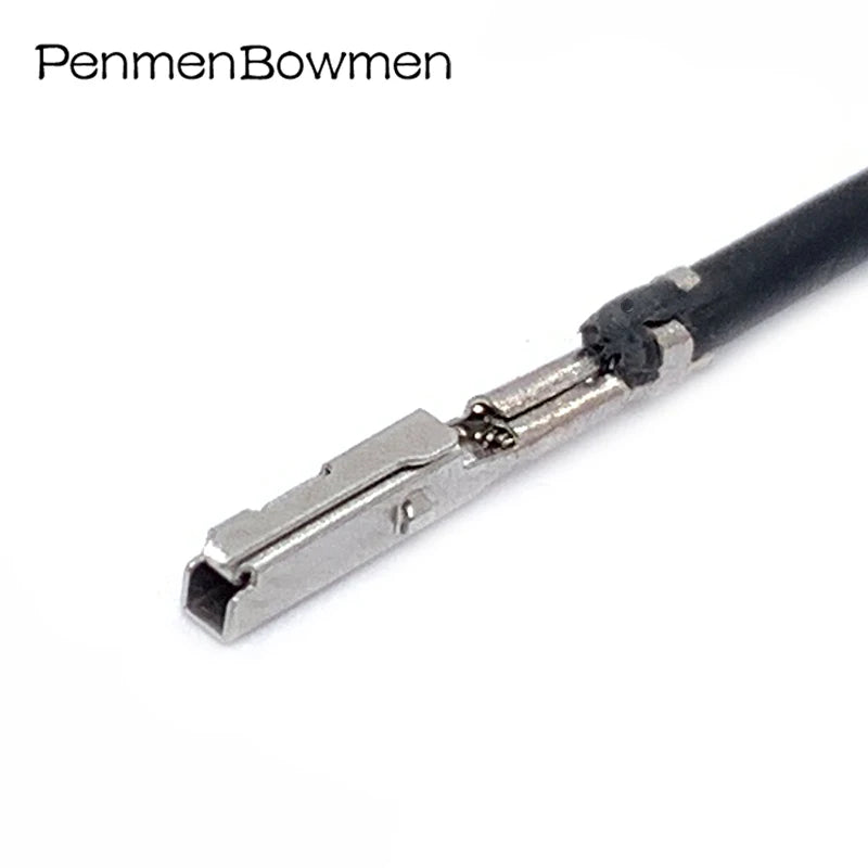 10 Pcs Auto Air Flow Meter 0.6MM Crimping Terminal Wiring Harness C1onnector Tinned Brass Contact With 22AWG Cable 7116-4416-02