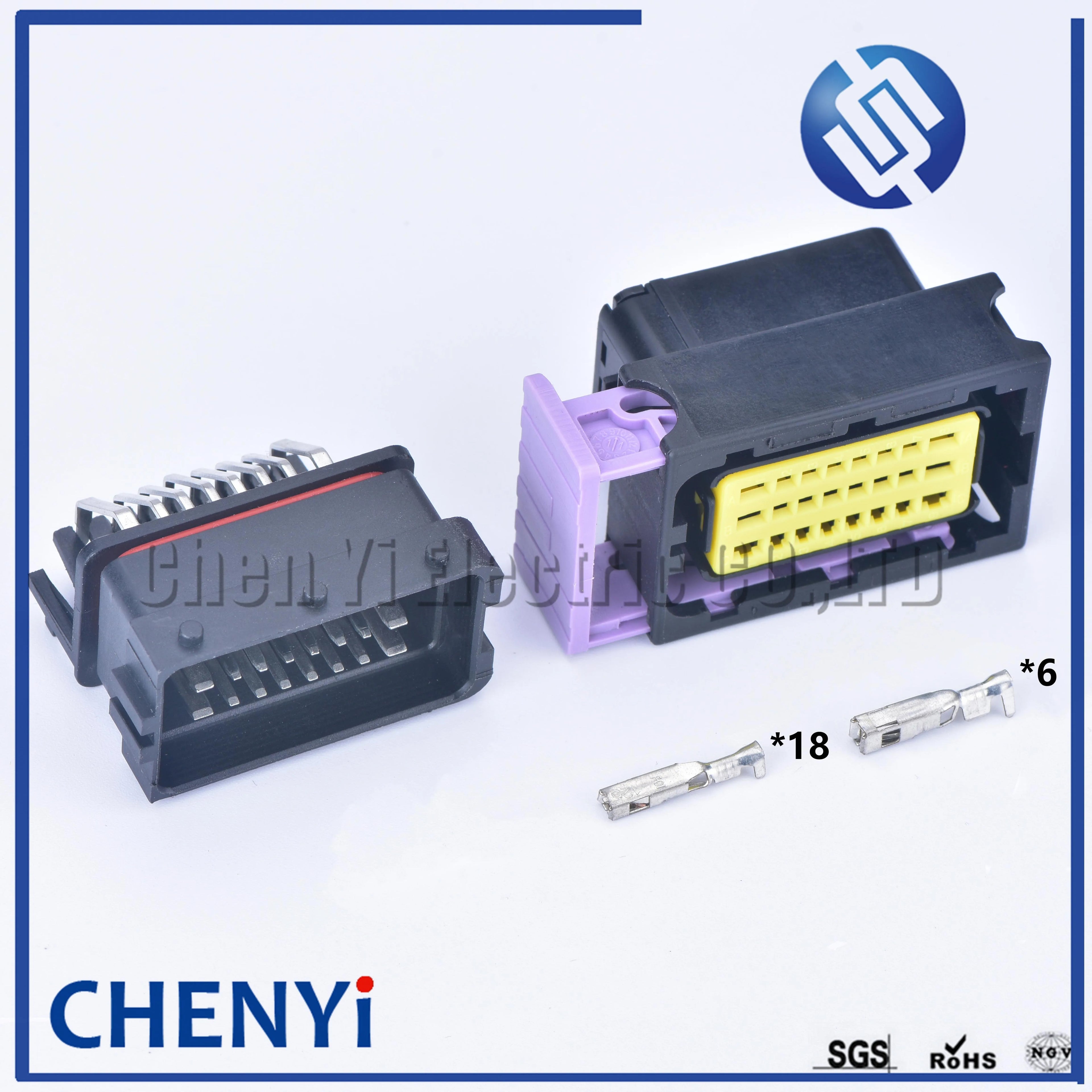 24 Pin ECU automotive plastic enclosure box case motor car LPG CNG conversion ECU controller with auto connectors 211PC249S0005