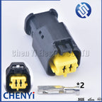 2 Pin Auto Waterproof Connector Sensor Headlight steering lights plug 1801175 series For Peugeot Citroen 1801175-1 1801175-2