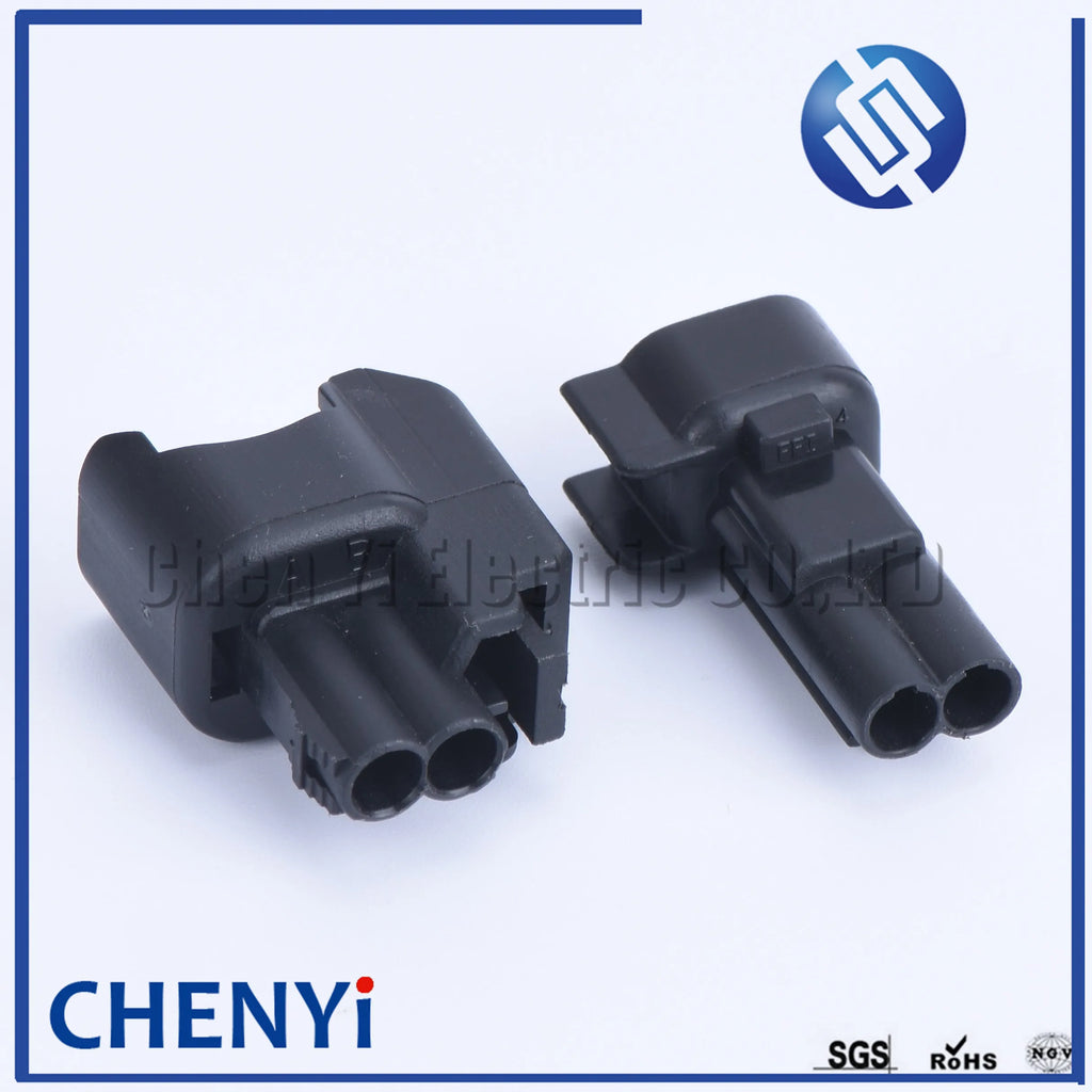 2 Set 2 Pin EV6 to EV1 car auto waterproof male or female fuel Injector Nozzle connector Plug Methanol Socket for Ford Chevrolet