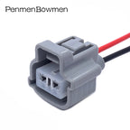 1 Set 2 Pin Auto Fog Lamp Turn Signal Electrical Connector Female Male Wire Harness Plug for Toyota 90980-11019 6189-0175