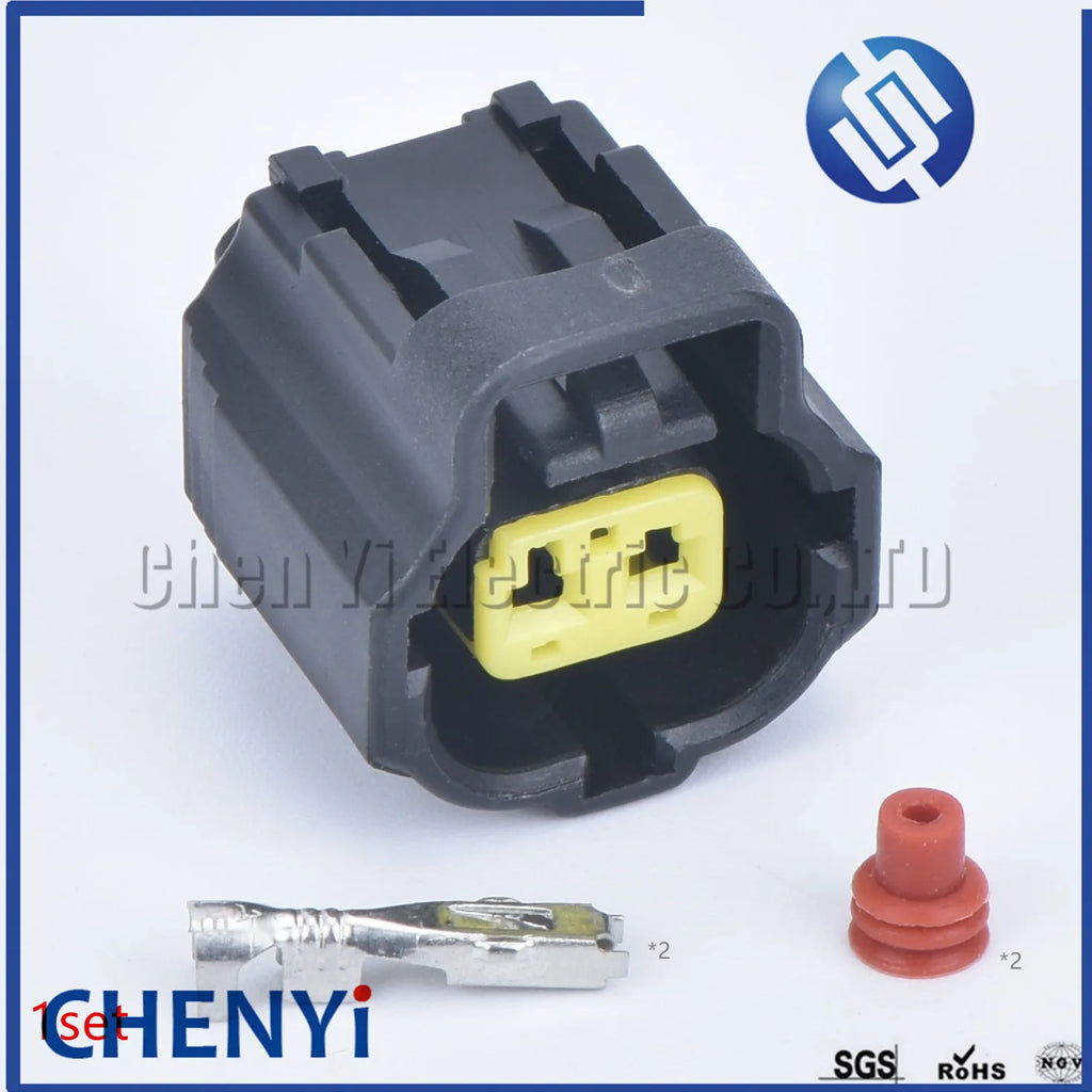1 set 2 Pin way 1.8 mm female waterproof cable connector plug 178390-1 water temperature sensor 178390-2（Many forms）