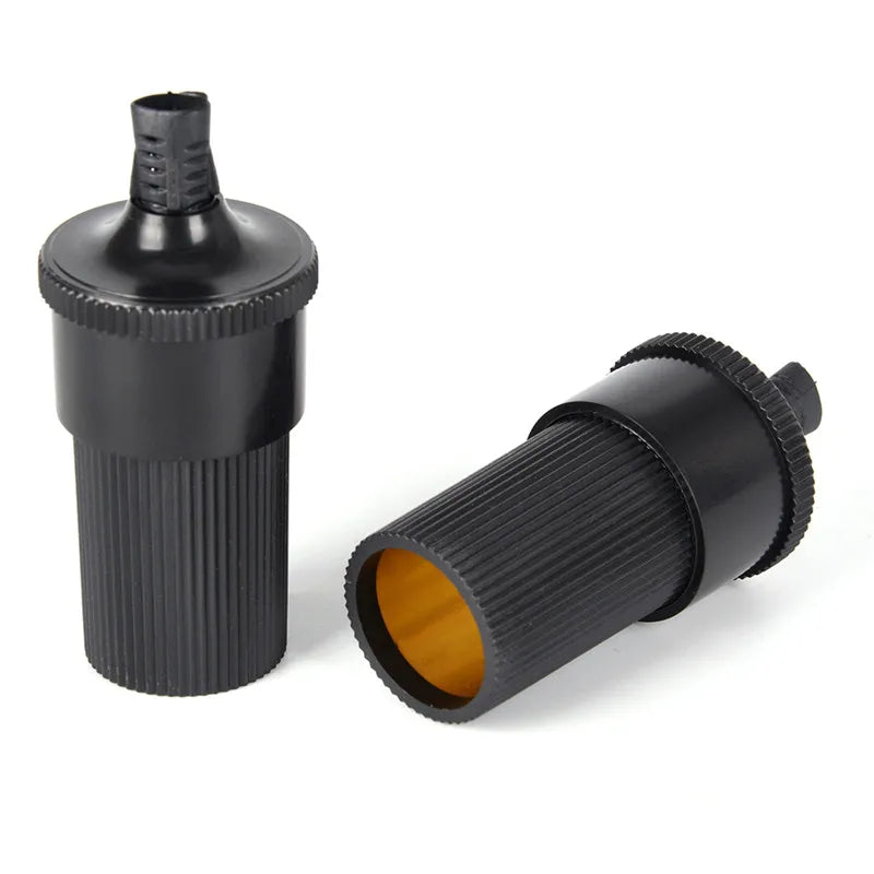 5 Pcs/lot 12V 24V DIY Extension Female Cigarette Lighter Cord Inline Socket Connector Conversion Plug Car Accessories