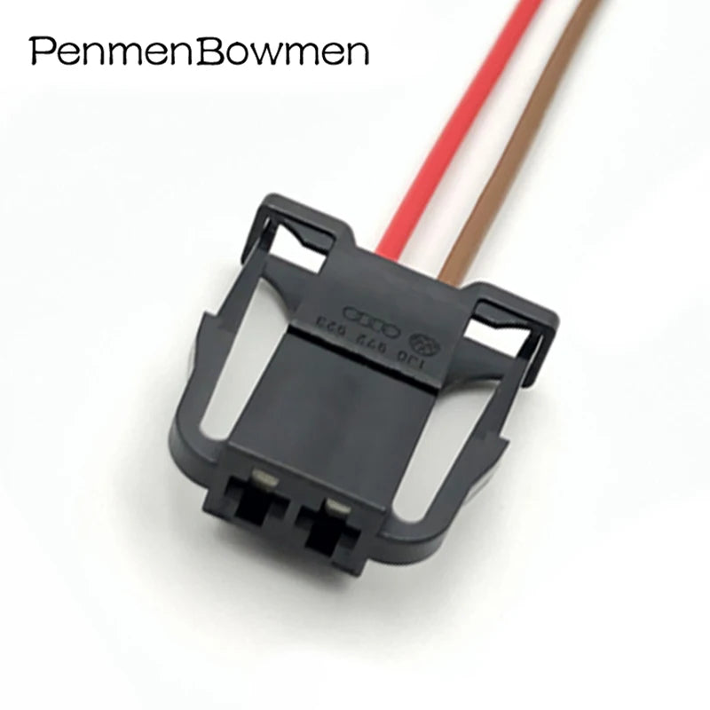 1 Set 2 Pin Auto Wireless Radio Bass Horn Electrical Cable Connectors Light Box Female Wire Harness Plug 1J0972923