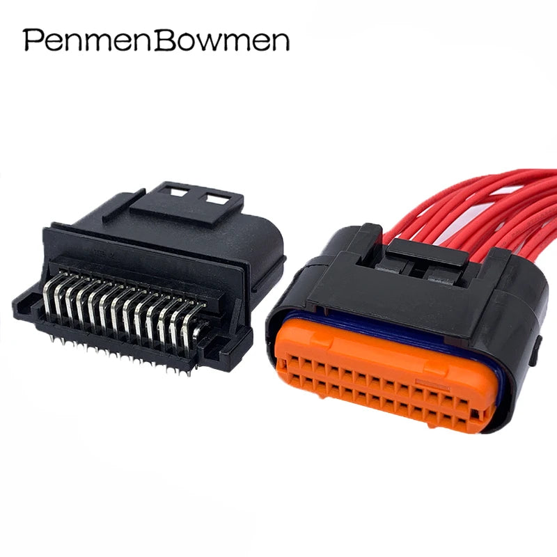 18 26 34Pin ECU Auto Computer Control System Plug Connector Wire Harness Needle Seat MX23A26SF1 MX23A34SF1 MX23A18SF1