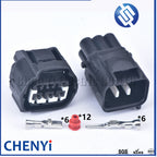 6 Pin Accelerator Throttle Pedal Plug Electronic Light Lamp Socket trailer Connector 7283-7062-40 7282-7062-40 For Toyota Kia