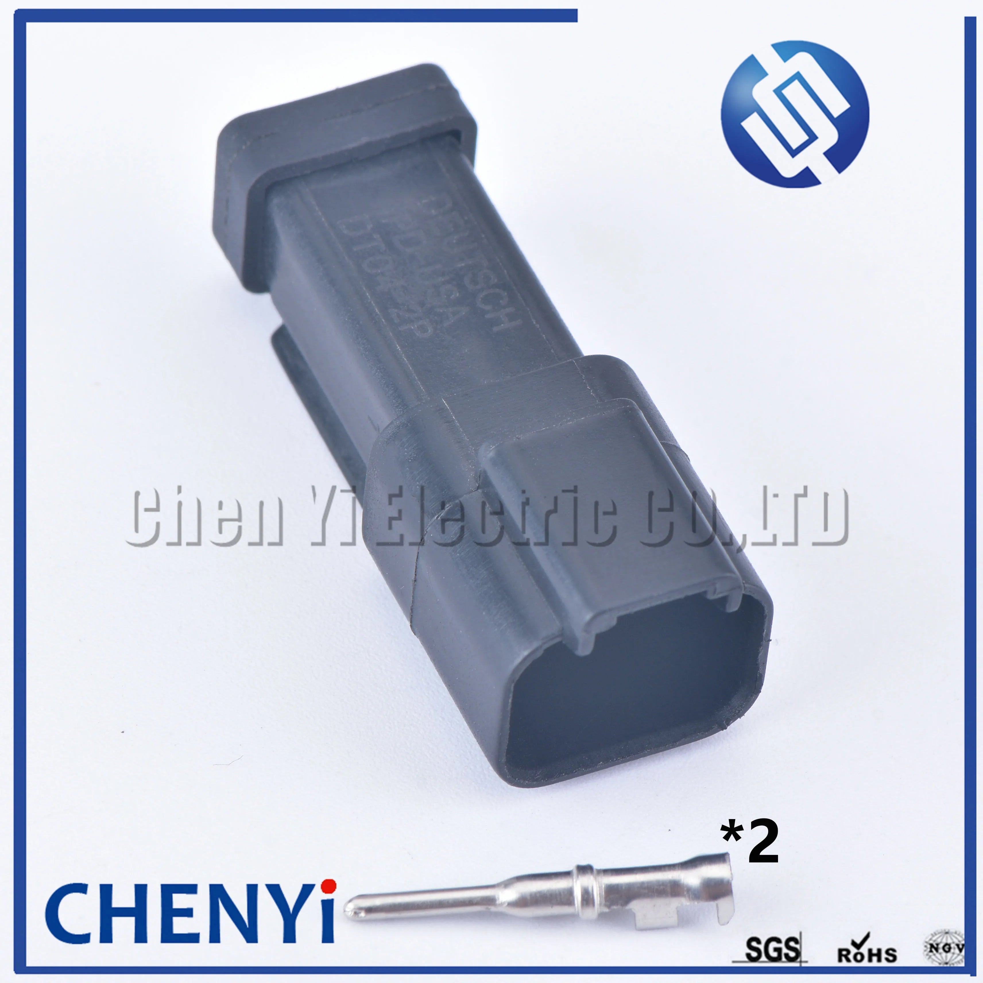 Black 2 Pin excavating machinery Heavy Industry Machinery headlight boom light Wire Harness Plug DT06-2S DT04-2P A B C D 4 types