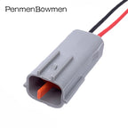 1 Set 2 Pin Car Fog Light Plug Electrical Cable Connector Waterproof Female Male Wire Harness Plug For Mazda 6195-0003 6195-0006