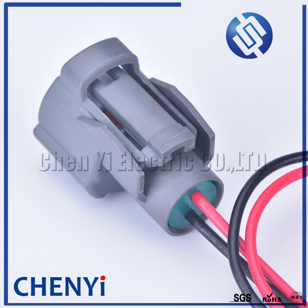 1 pcs 2 Pin 6189-0156 Oil Pressure Switch Knock Sensor Cooling Fluid Sensor Connector For Honda Civic Acura VTEC with 15cm 20AWG