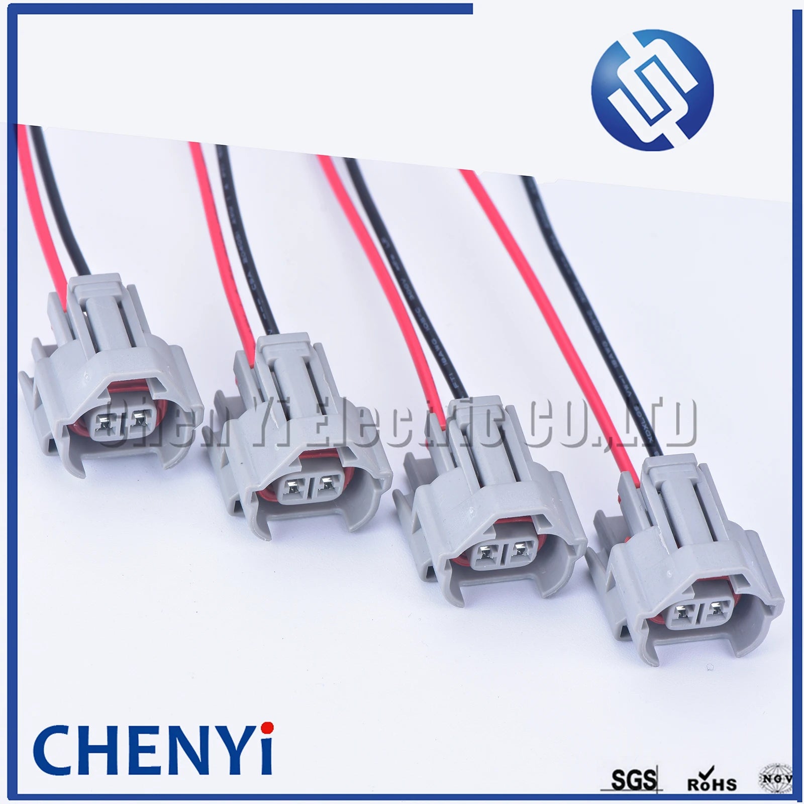 2 Pin/Way Fuel Injector Connectors Plugs With Cable Wire Pigtail For Nissan Toyota Mazda Subaru 350Z 6189-0060 with 15cm 18AWG