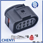 8 Pin 3.5mm 8D0973834 8D0973734 Auto Waterproof Connector 8D0 973 834 8D0 973 734 Radar Taillight Light Socket