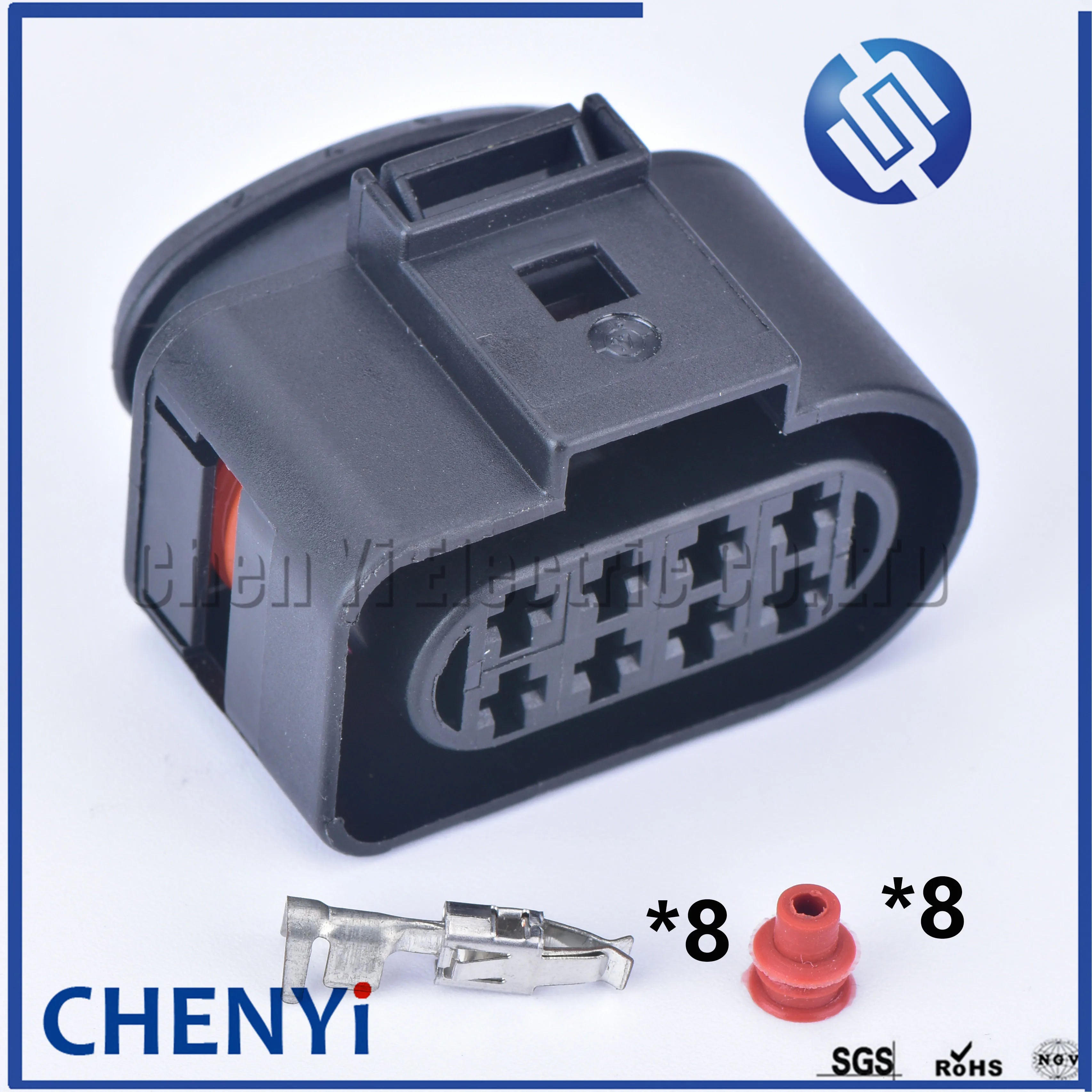 8 Pin 3.5mm 8D0973834 8D0973734 Auto Waterproof Connector 8D0 973 834 8D0 973 734 Radar Taillight Light Socket