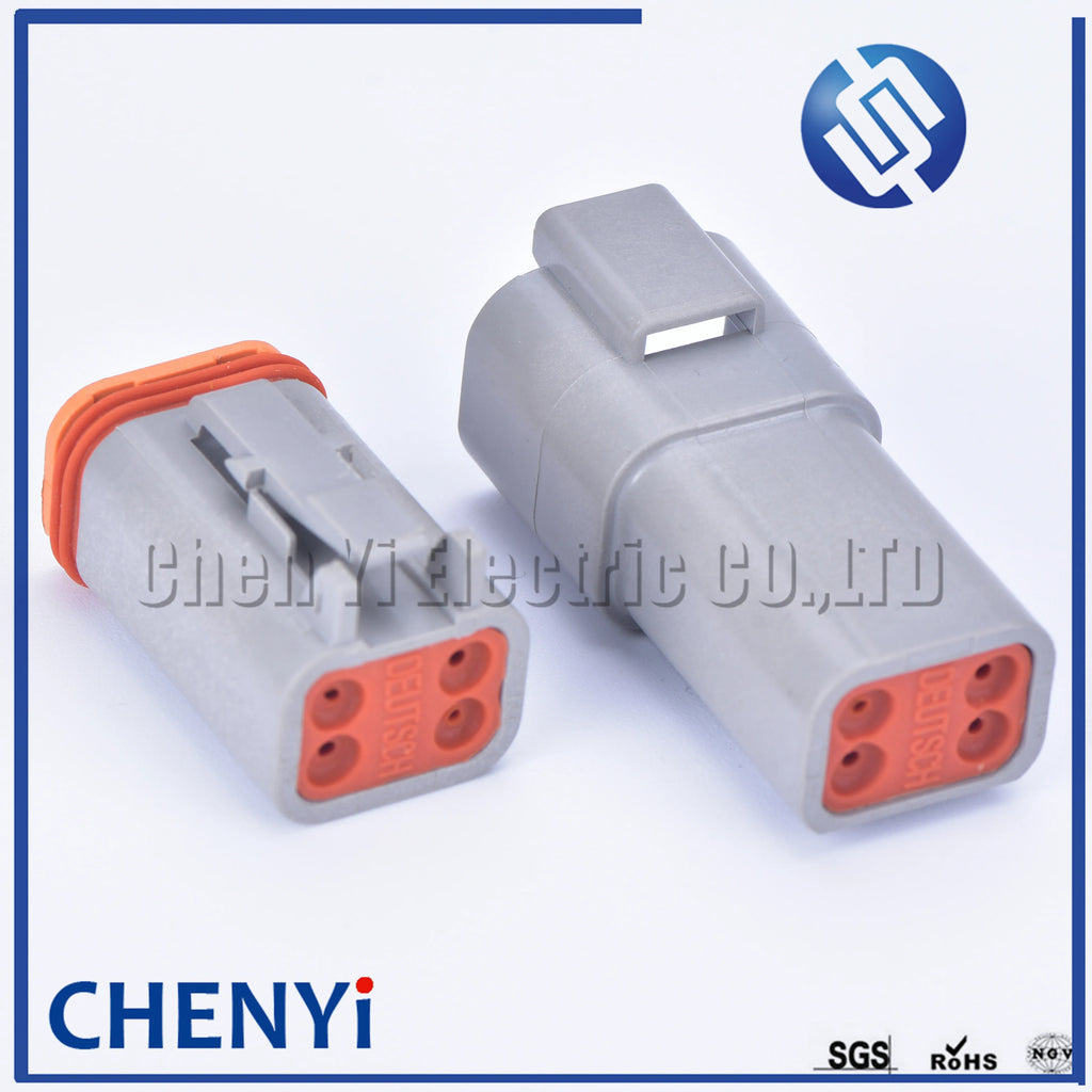 4 Pin Automotive Waterproof Connector Wire harness plug DT06-4S DT04-4P DT04-4P-L012 DT15-4P DT13-4P For Deutsch DT series