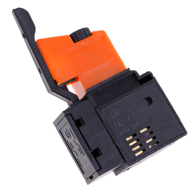 1pc FA2-4/1BEK Lock On Power Electric Hand Drill Speed Control Trigger Switch 250V