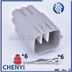 6 Pin Auto TS Accelerator Pedal Plug Light Lamp Socket Car Water Spray Relay Controller pressure sensor Connector For Toyota