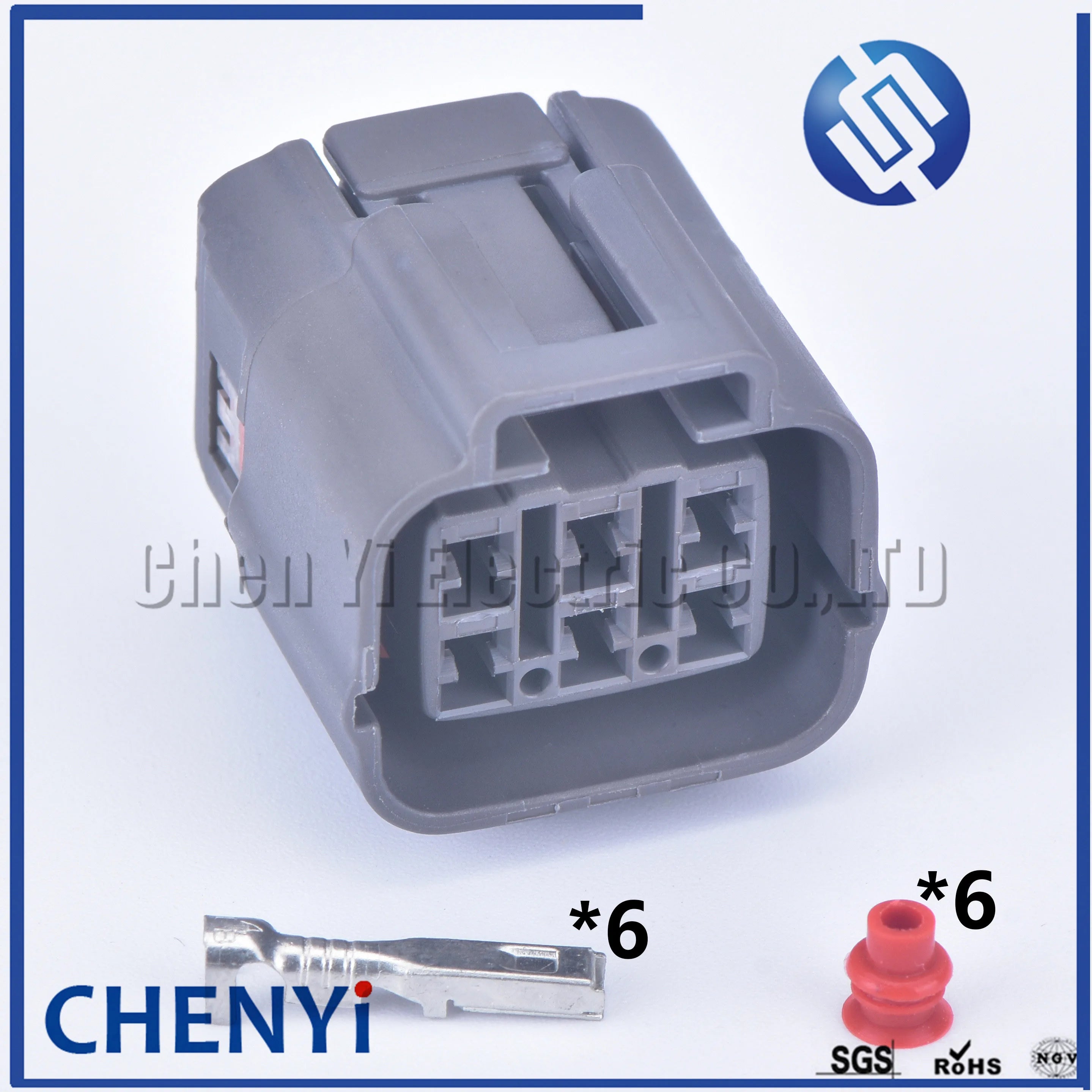 6 Pin car waterproof auto connector Computer solenoid valve plug 6189-0648 For Mazda Ford