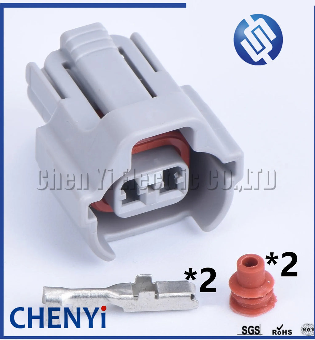 2 Pin Connector Fuel injector plug PA847-02127 15316989 6189-0670 90980-11285 For Toyota Lexus izusu Nippon Denso Naza Nissan