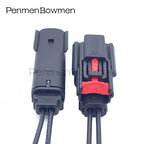 1 Set 2 Pin Auto Lamp Socket Temperature Electrical Cable Connectors Female Wire Harness Plug For Buick 33471-0201 33481-0201