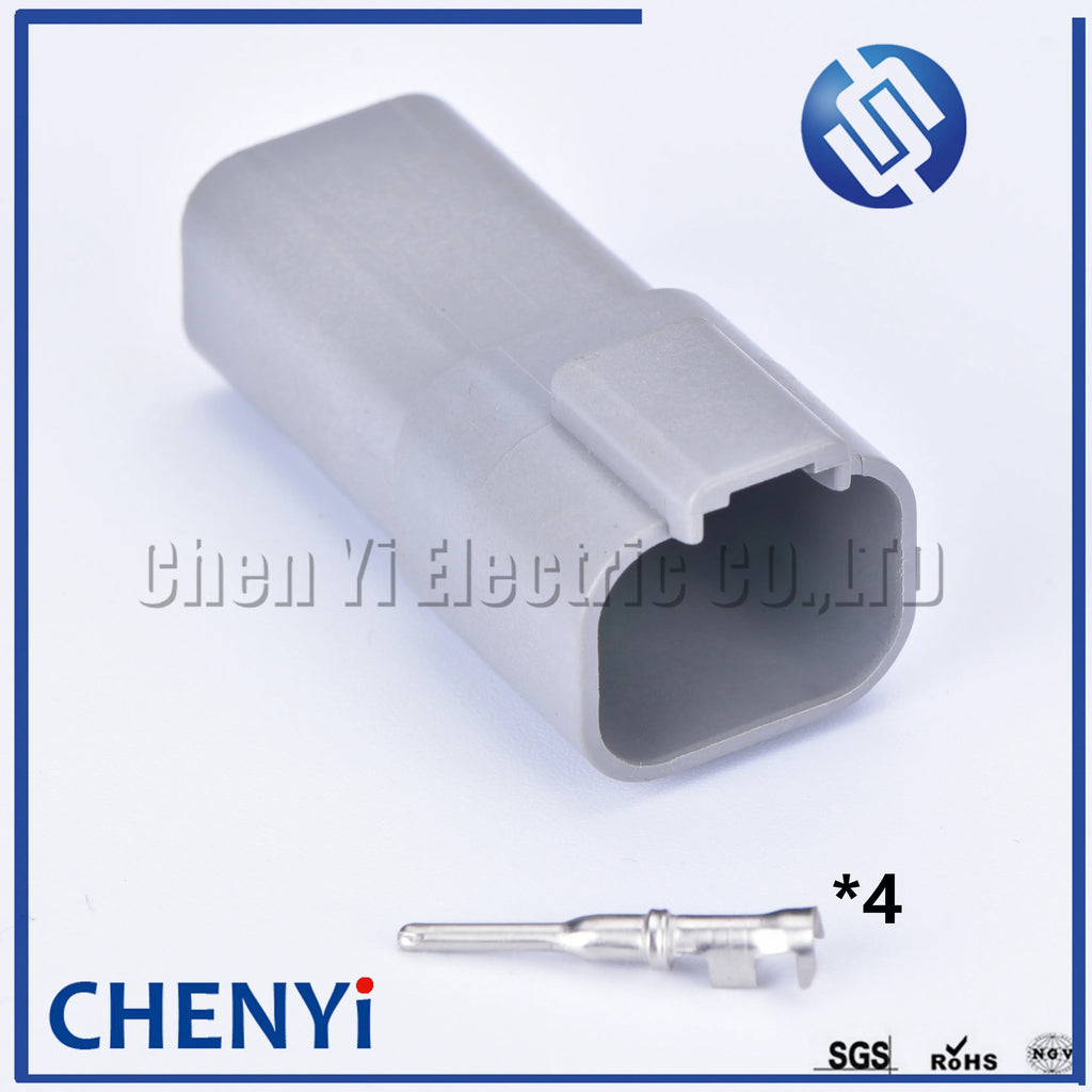4 Pin Automotive Waterproof Connector Wire harness plug DT06-4S DT04-4P DT04-4P-L012 DT15-4P DT13-4P For Deutsch DT series