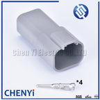 4 Pin Automotive Waterproof Connector Wire harness plug DT06-4S DT04-4P DT04-4P-L012 DT15-4P DT13-4P For Deutsch DT series