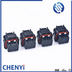 26 Pin 3-1437290-7 1473416-1 SUPERSEAL 3/4/5/6 slots electrical female or male Straight PCB wire to board connector ECU plug