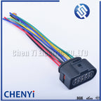 10 Pin 3.5mm Auto waterproof connector 1J0973735 Temp Sensor Plug Deflation Valve halogen headlights Plug 6R0973735 with wire