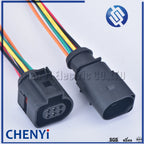 6 Pin 42121700 3B0973813 1J0973713 1.5mm Auto Temp sensor Reversing Radar Throttle Plug 1J0 973 713 with wires