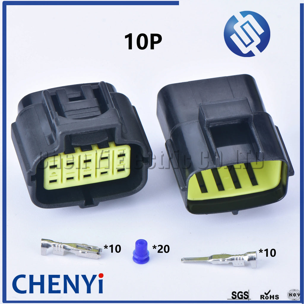 1/2/3/4/6/8/10/12/16 Pin Waterproof Connector Electrical Plug Car Auto Sealed Truck Harness Socket 174879-2 174877-2