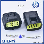 1/2/3/4/6/8/10/12/16 Pin Waterproof Connector Electrical Plug Car Auto Sealed Truck Harness Socket 174879-2 174877-2