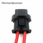 1 Set 2 Pin Automotive Electrical Cable Connectors Fan Socket Waterproof Female Plug Wire Harness For Peugeot Citroen 940004107