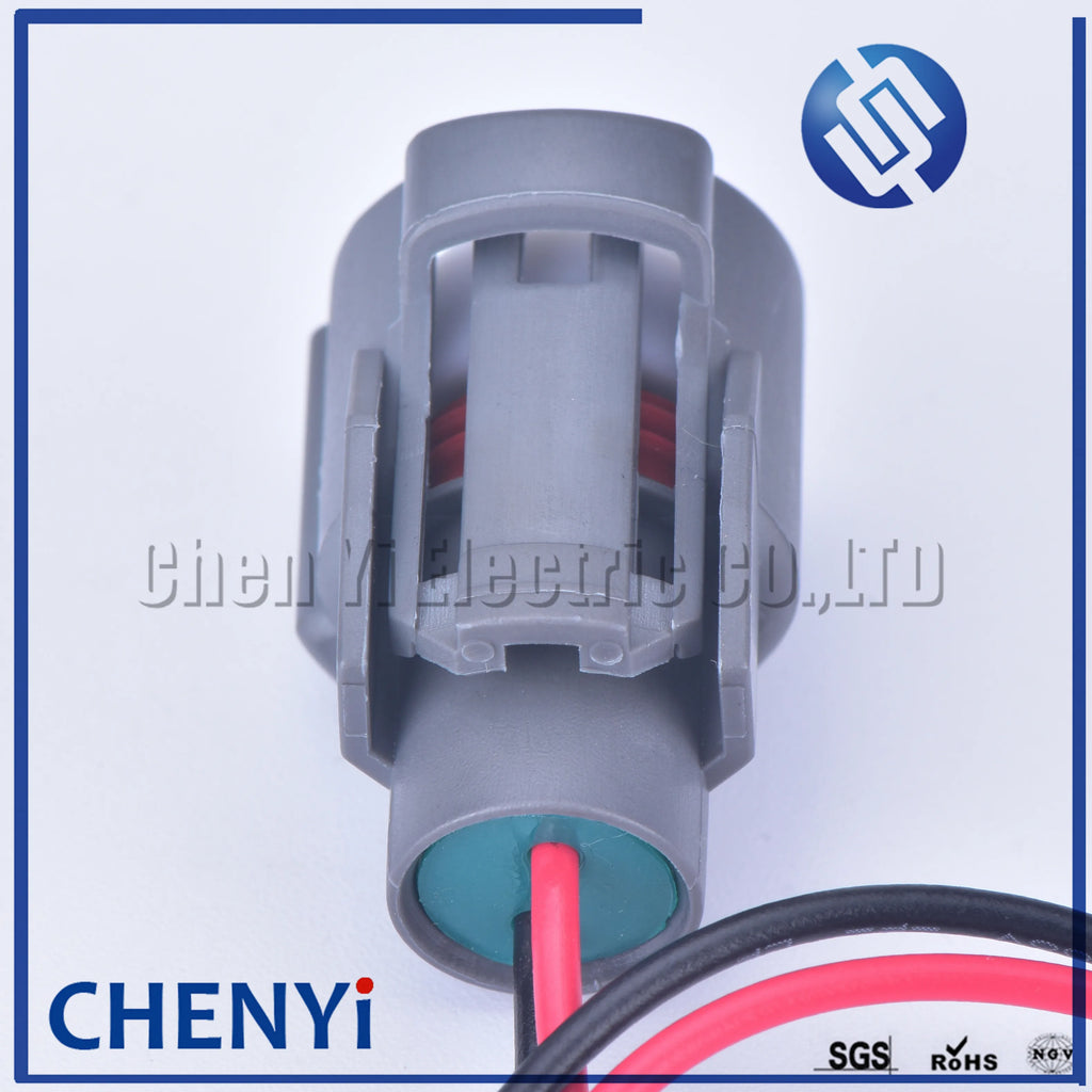 1 pcs 2 Pin 6189-0156 Oil Pressure Switch Knock Sensor Cooling Fluid Sensor Connector For Honda Civic Acura VTEC with 15cm 20AWG